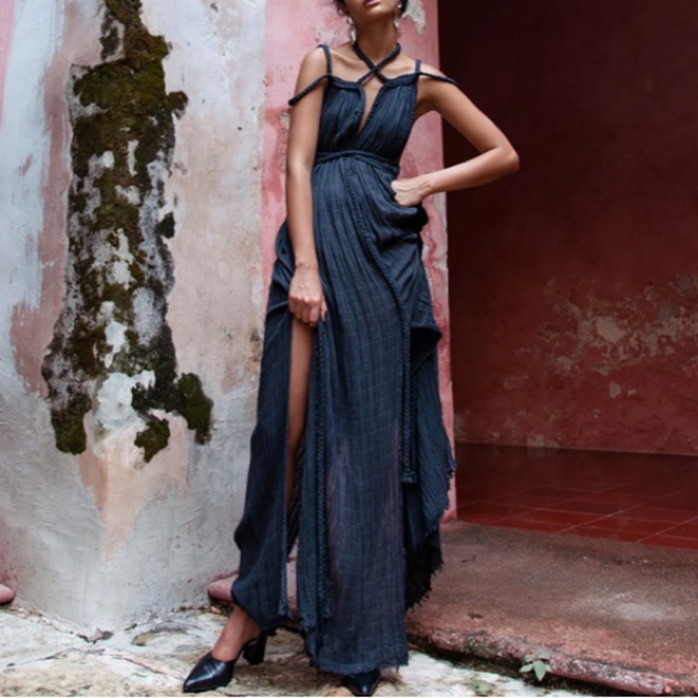 Kasia Kulenty Aphrodite Dress Black Maxi